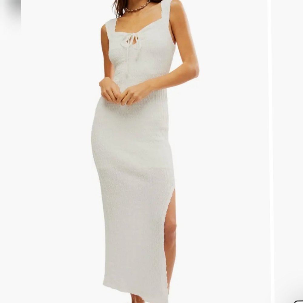 Free People White Maxi Dress